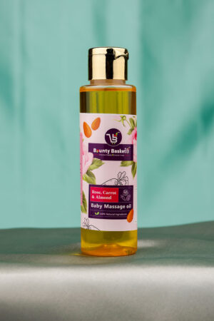 ROSE, CARROT & ALMOND BABY MASSAGE OIL 100ML