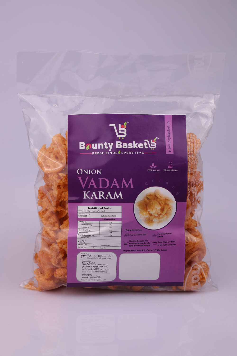 ONION VADAM KAARAM 250G
