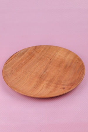 WOODEN PLATE 9 INCH